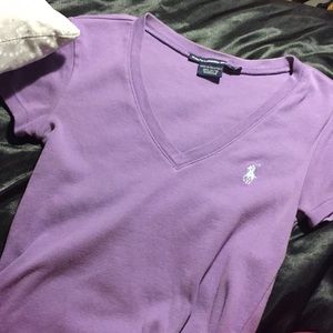 Purple Ralph Lauren T-shirt